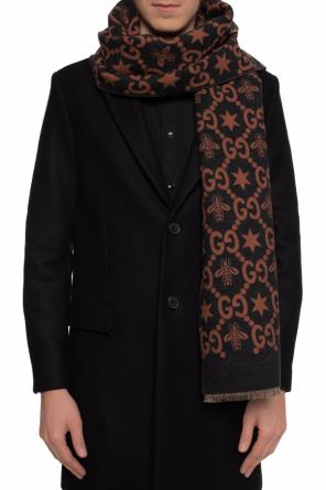 Patterned logo scarf, zdjęcie 2 Patterned logo scarf od Gucci